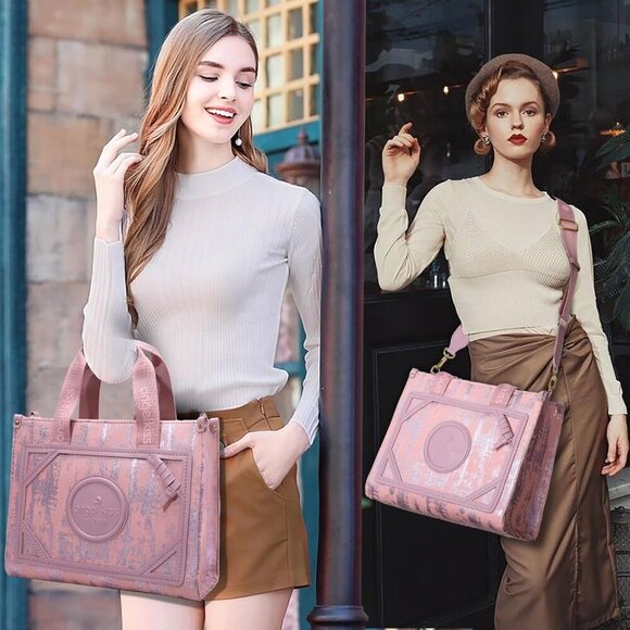 Tote Bag Purses for Women Medium Top-handle Satchel Handbags with Crossbody Srta - Picture 6 of 7